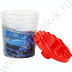 Стакан - непроливайка одинарный Красный автомобиль-8 NEW | Фото 3
