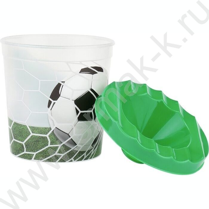 Стакан - непроливайка одинарный Футбольный мяч-37 NEW | Фото 3
