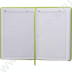 Ежедневник н/дат 21*14,5 80л материал-кожезаменитель,цветной /ассорти/,на резинке;блок к NEW | Фото 3