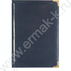 Ежедневник 2027г B6 168л "Bellagio" синий /тв.обл. иск.кожа /золотой срез /2 ляссе NEW | Фото 1