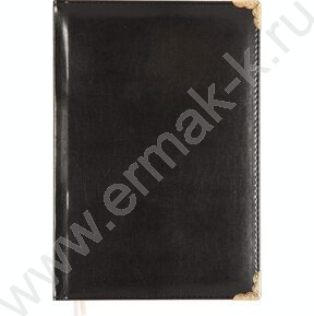 Ежедневник 2027г B6 168л "Bellagio" черный /тв.обл. иск.кожа /золотой срез /2 ляссе NEW