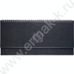 Ежедневник-планинг 2027г  128стр "Bravo" синий /тв.обл. иск.кожа /евроспираль NEW | Фото 1