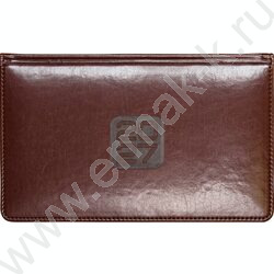 Ежедневник-планинг карманный 2027г "Bravo" коричневый, тв.обл. иск.кожа,  золотой срез /1 ляссе NEW | Фото 1