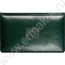 Ежедневник-планинг карманный 2027г "Bravo" зеленый, тв.обл. иск.кожа,  золотой срез /1 ляссе NEW | Фото 1