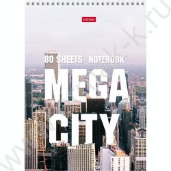 Блокнот  80л А5 спираль "MegaCity" | Фото 2