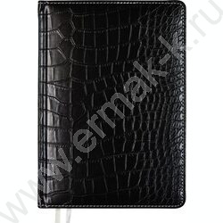 Ежедневник 2027г B6 168л "Wild" черный /тв.обл. иск.кожа /золотой срез /2 ляссе NEW | Фото 1