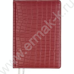 Ежедневник 2027г B6 168л "Wild" бордовый /тв.обл. иск.кожа /золотой срез /2 ляссе NEW | Фото 1