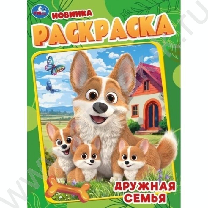 Раскраска А4 Дружная семья NEW | Фото 1