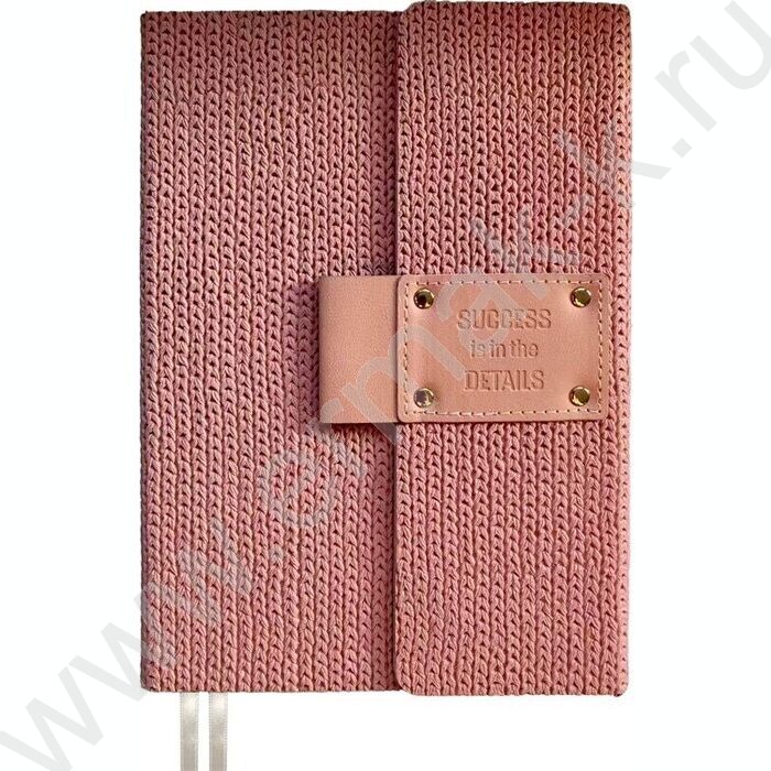 Ежедневник н/дат A5 160л "Sharon" розовый /тв.комб.обл. иск.кожа /магнитная створка /2 ляссе NEW | Фото 1