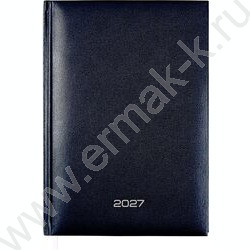 Ежедневник 2027г A5 168л "Orion" темно-синий /тв.обл. бумвинил с поролоном /1 ляссе NEW | Фото 1