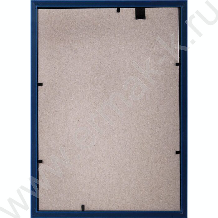 Фоторамка  21*30см пластик, багет 12мм "HIT2" /синяя, стекло NEW | Фото 4