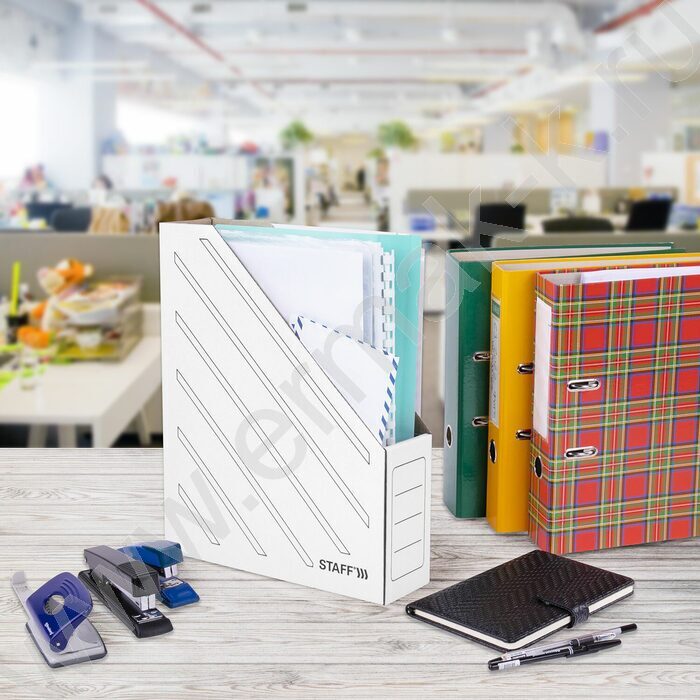 Накопитель архивный  75мм микрогофрокартон /белый /до 700л NEW | Фото 6