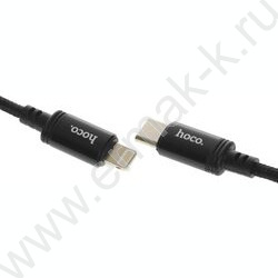 Кабель X89 Wind iP USB Type-C (m)-Lightning (m) 1м /черный NEW | Фото 2