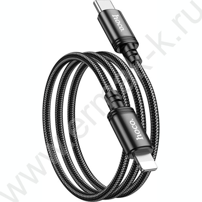 Кабель X89 Wind iP USB Type-C (m)-Lightning (m) 1м /черный NEW | Фото 5