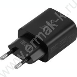 Сетевое зар./устр. BUWD1 20W 3A (PD+QC) USB-C/USB-A универсальное /черный NEW | Фото 2