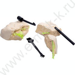 Набор д/творчества Раскопки "Найди окаменелости Тираннозавра" (11 эл) светятся в темноте NEW | Фото 3