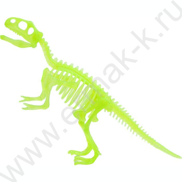 Набор д/творчества Раскопки "Найди окаменелости Тираннозавра" (11 эл) светятся в темноте NEW | Фото 4