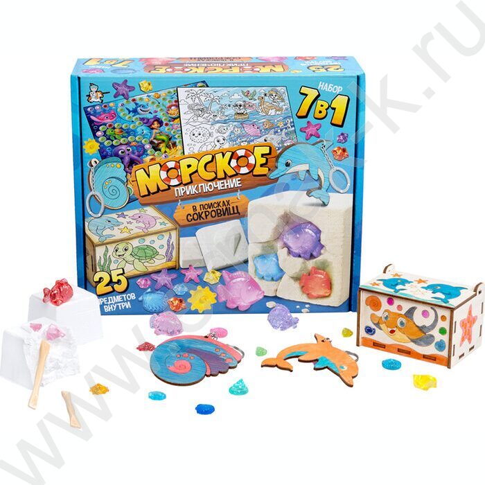 Набор д/творчества Раскопки "Морские приключения.В поисках сокровищ" NEW | Фото 3