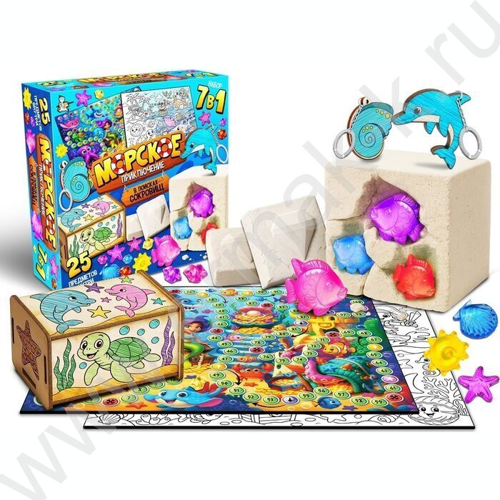 Набор д/творчества Раскопки "Морские приключения.В поисках сокровищ" NEW | Фото 4