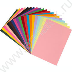 Бумага цв.крашенная в массе А4 40л/20цв 80 г/кв.м NEW | Фото 3