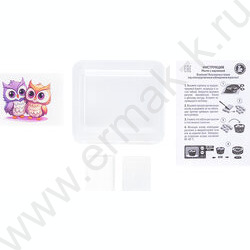 Набор д/творчества Изготовление мыла Рукодельное мыло с картинкой "Совушка" NEW | Фото 2