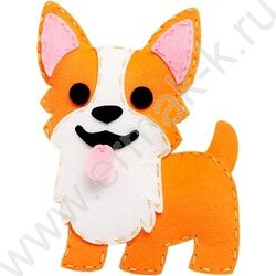 Набор д/творчества Мягкая игрушка из фетра "Корги" NEW | Фото 2