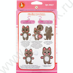 Набор д/творчества Мягкая игрушка из фетра. "Котик" NEW | Фото 5