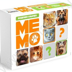 Мемо Кошечки-собачки 50 карточек NEW | Фото 1