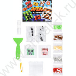 Набор д/творчества Аквамозаика Пиксельный мир 260 эл NEW | Фото 2