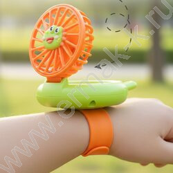 Вентилятор ручной Браслет (USB) свет 8*4*6см NEW | Фото 4