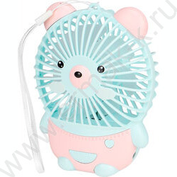 Вентилятор ручной Мишка (USB) свет9*5*11.5см NEW | Фото 1