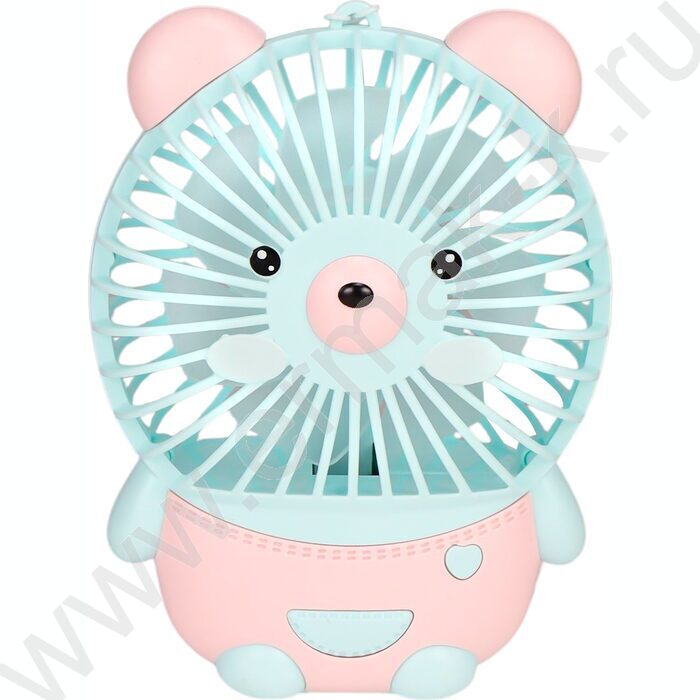 Вентилятор ручной Мишка (USB) свет9*5*11.5см NEW | Фото 2