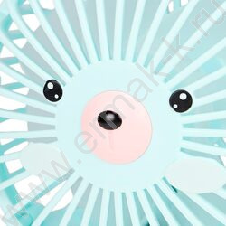 Вентилятор ручной Мишка (USB) свет9*5*11.5см NEW | Фото 5