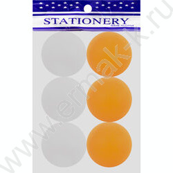 Шарики теннисные рыжий+белый 6шт NEW | Фото 3