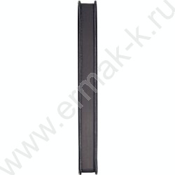 Ежедневник 2026г A5 168л "TOTAL BLACK" черный паттерн в клетку /тв.обл. иск.кожа /черный срез /2 NEW | Фото 2