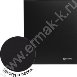 Папка 2 кольца 40мм "Стандарт" черная до 300л 0,9мм NEW | Фото 3