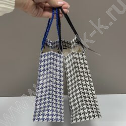 Пакет подарочный 23*18*10см. "Клетка" /ассорти NEW | Фото 4