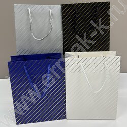 Пакет подарочный 23*18*10см. "Диагональ" /ассорти NEW | Фото 2