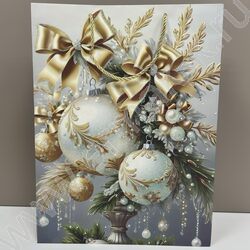 Пакет подарочный 40*30*12см. "Новый год, золотой" /ассорти NEW | Фото 1
