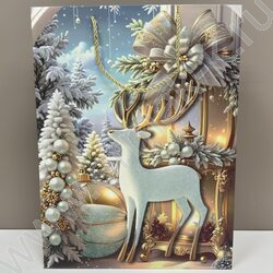 Пакет подарочный 40*30*12см. "Новый год, золотой" /ассорти NEW | Фото 3