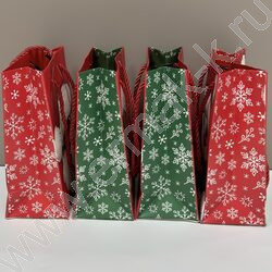 Пакет подарочный 14*17*7см. "Новогодние персонажи" /ассорти NEW | Фото 2