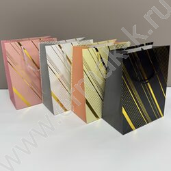 Пакет подарочный детский 18*23*10см. "Золотая диагональ" /ассорти NEW | Фото 3