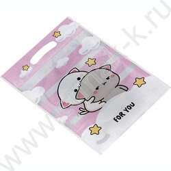 Пакет подарочный 15*22см "Забавные котята", zip-lock /набор 35шт. NEW | Фото 7