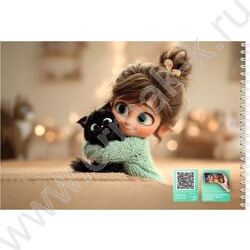 Альбом д/рисования-спираль 40л "Любимые питомцы-1" ассорти NEW | Фото 4
