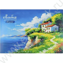 Альбом д/рисования-склейка 40л "Природа" NEW | Фото 1