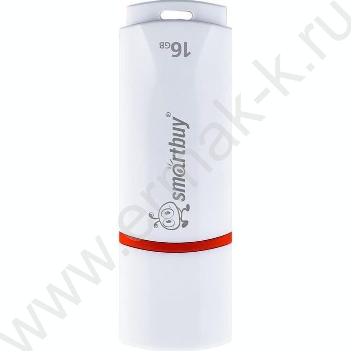 Съемный носитель информации 16GB USB Flash Drive <USB 2.0> белый "Crown" NEW | Фото 1
