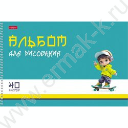 Альбом д/рисования-спираль пл.об. 40л "Крутые парни" ассорти NEW | Фото 5
