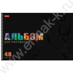 Альбом д/рисования-спираль 48л "Живой принт" /перфорация/мат.ламин. 3D лак /ассорти NEW | Фото 2