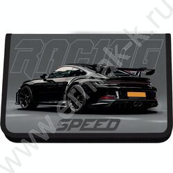 Папка д/тетрадей А4 пластик молния вокруг Racing speed NEW | Фото 1