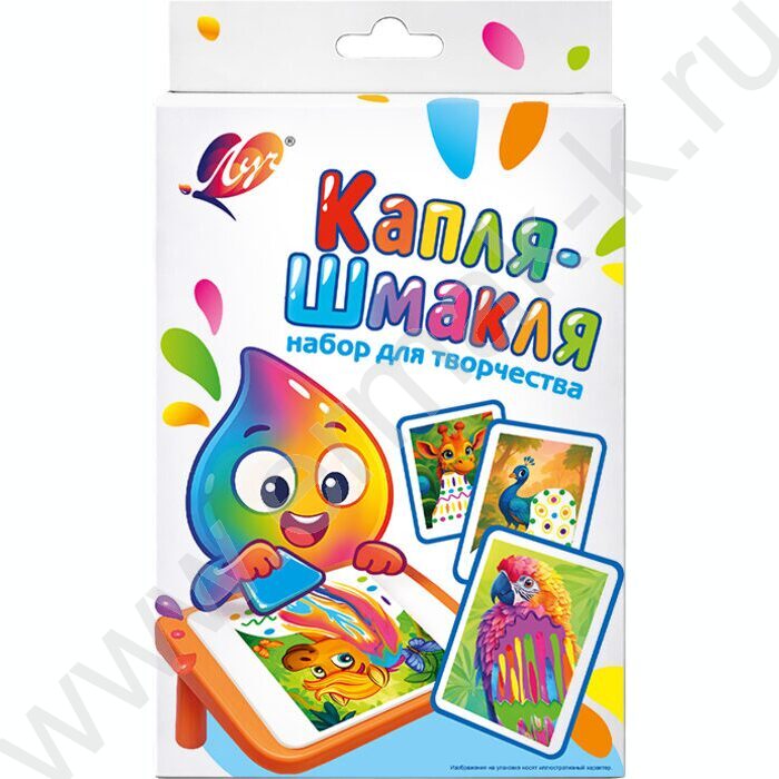 Набор с красками "Капля-Шмакля" 6 цветов NEW | Фото 2